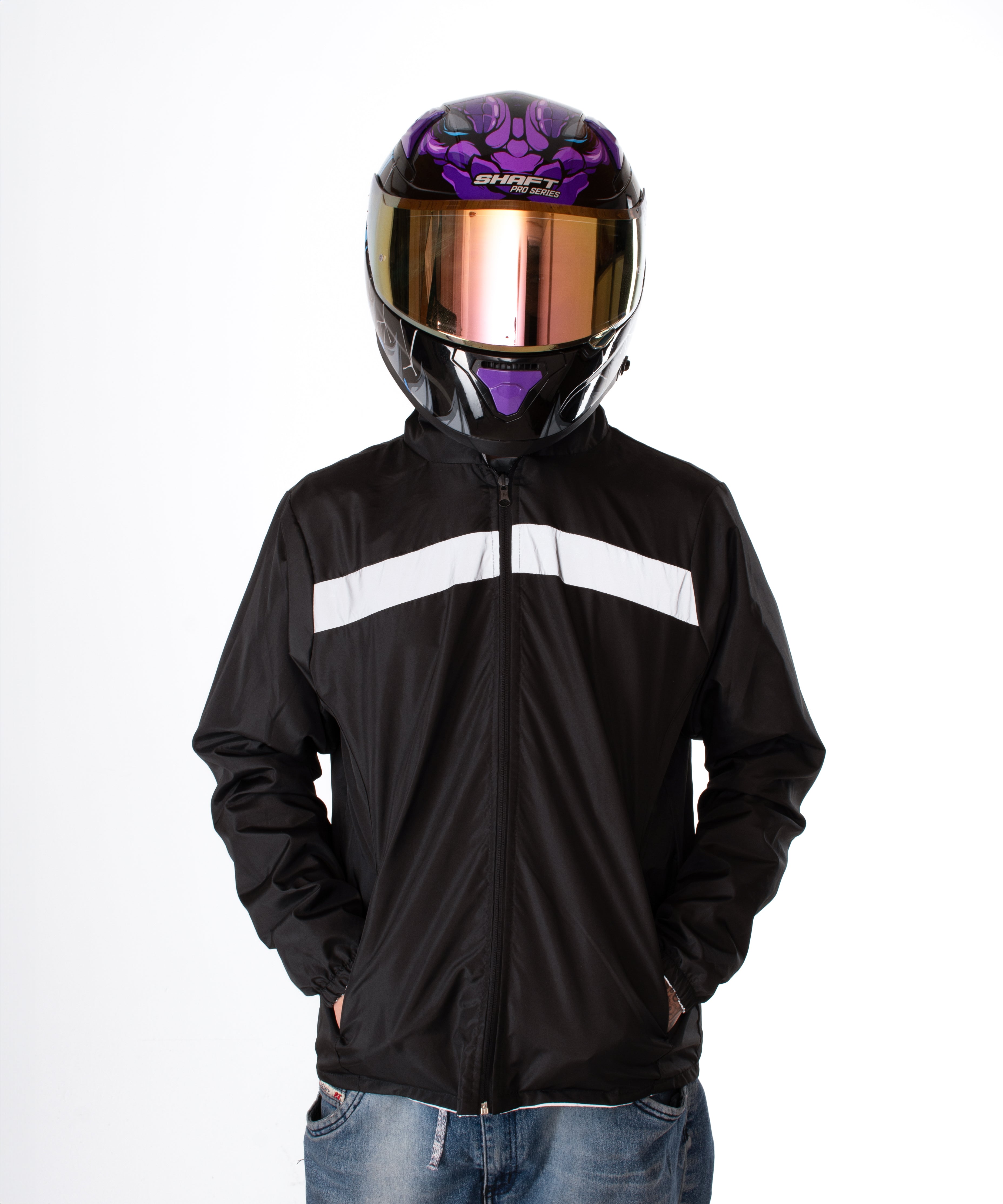 Chaqueta Bikers Reflectiva (Doble Faz)